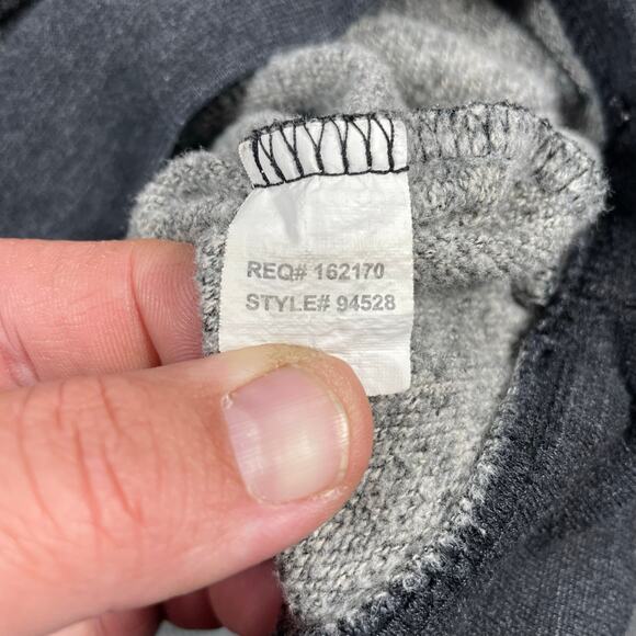 GM Chevrolet Hoodie Adult Medium 38/40 Distressed Gray/Red Drawstring Muscle Car - Picture 7 of 9